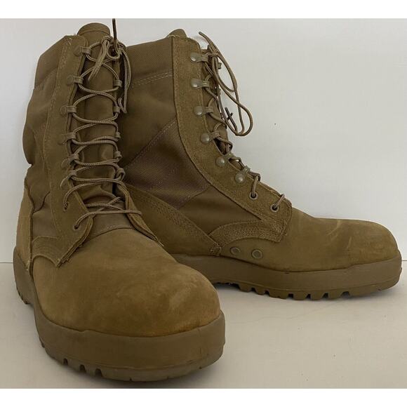 Mil-Spec Hot Weather Coyote Sz 12R McRae Boot W/Vibram Sierra Outsole-READ - Picture 1 of 11